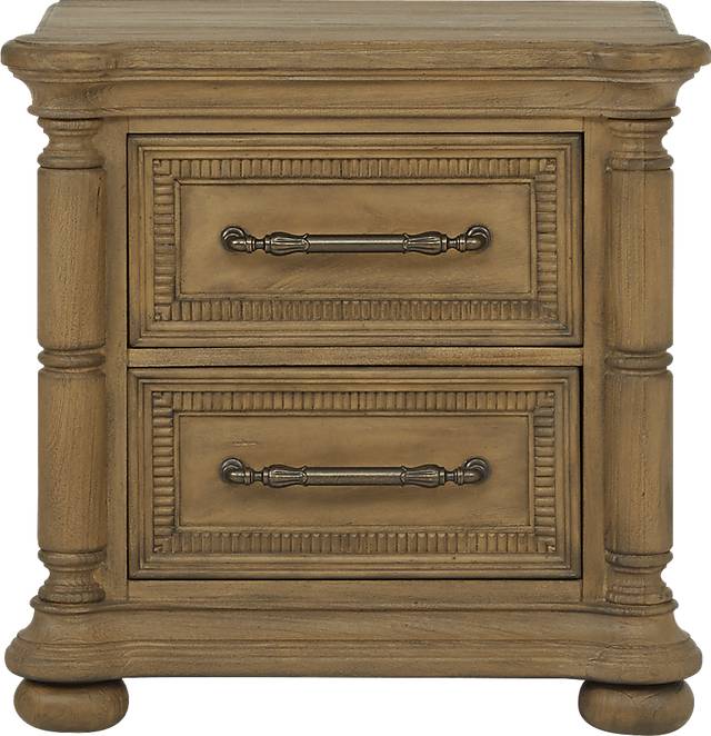 Cindy Crawford Home Grand Cayman Sandstone 9 Pc Queen Canopy Bedroom - Thumbnail - Image 8