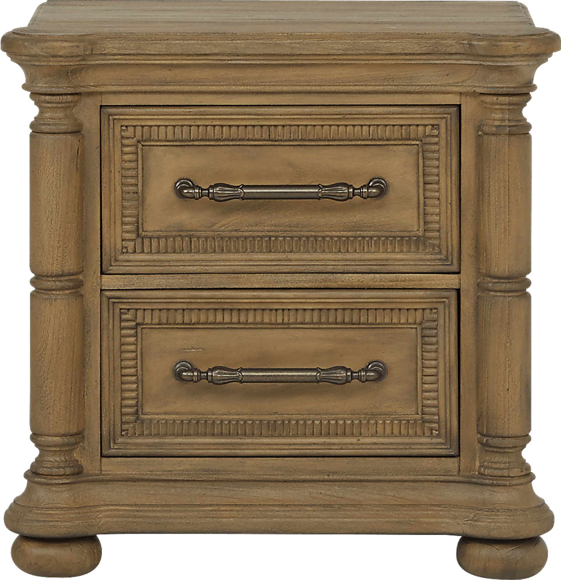 Cindy Crawford Home Grand Cayman Sandstone 9 Pc Queen Canopy Bedroom - Image 8