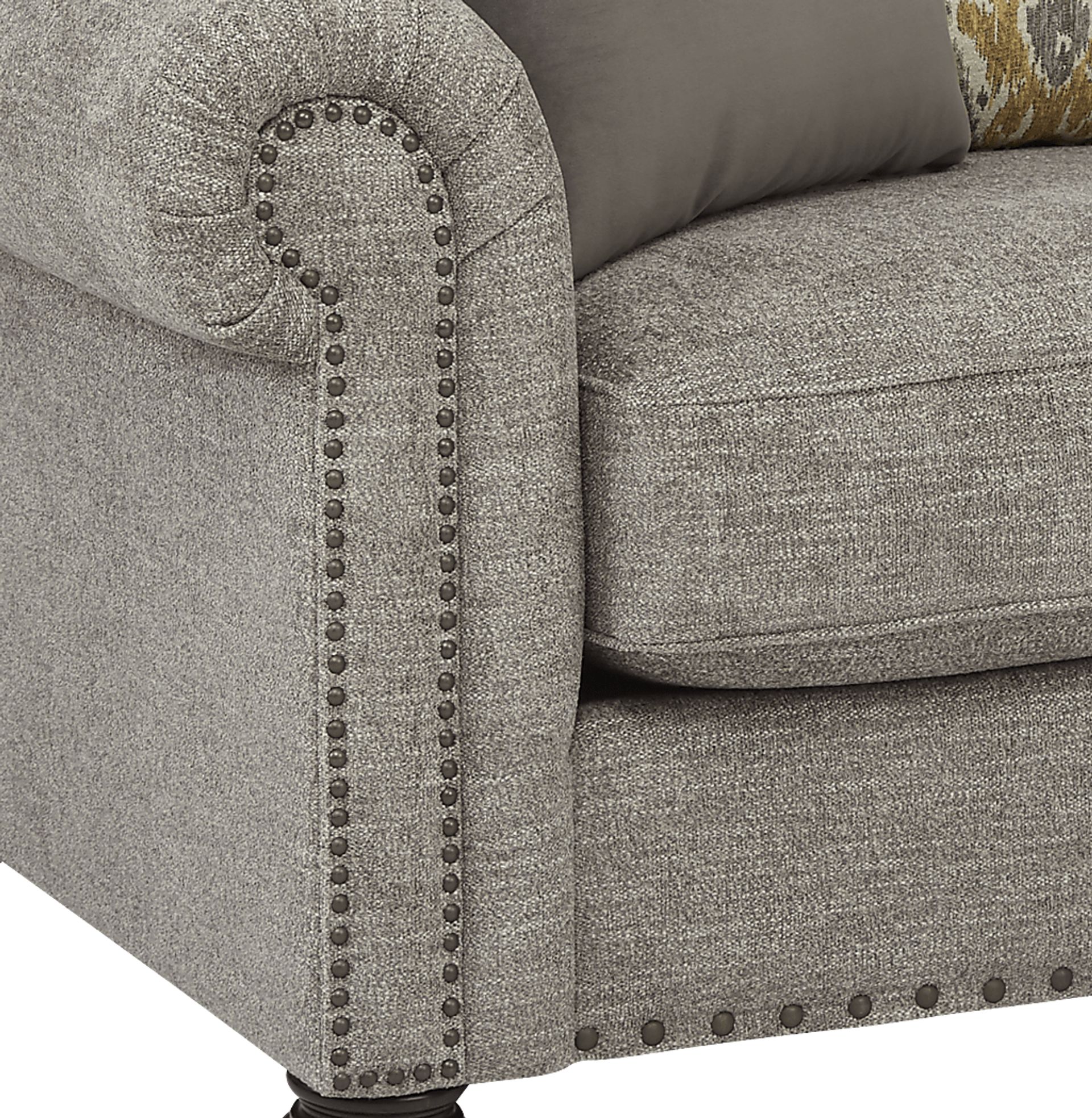 Cindy Crawford Home Greenwich Pointe Gray Chair - Image 3