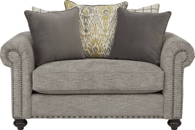 Cindy Crawford Home Greenwich Pointe Gray 8 Pc Living Room - Thumbnail - Image 8