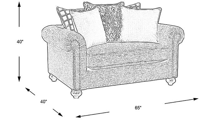 Dimension Image. Please refer to the Dimension Tab on this page for dimension details.