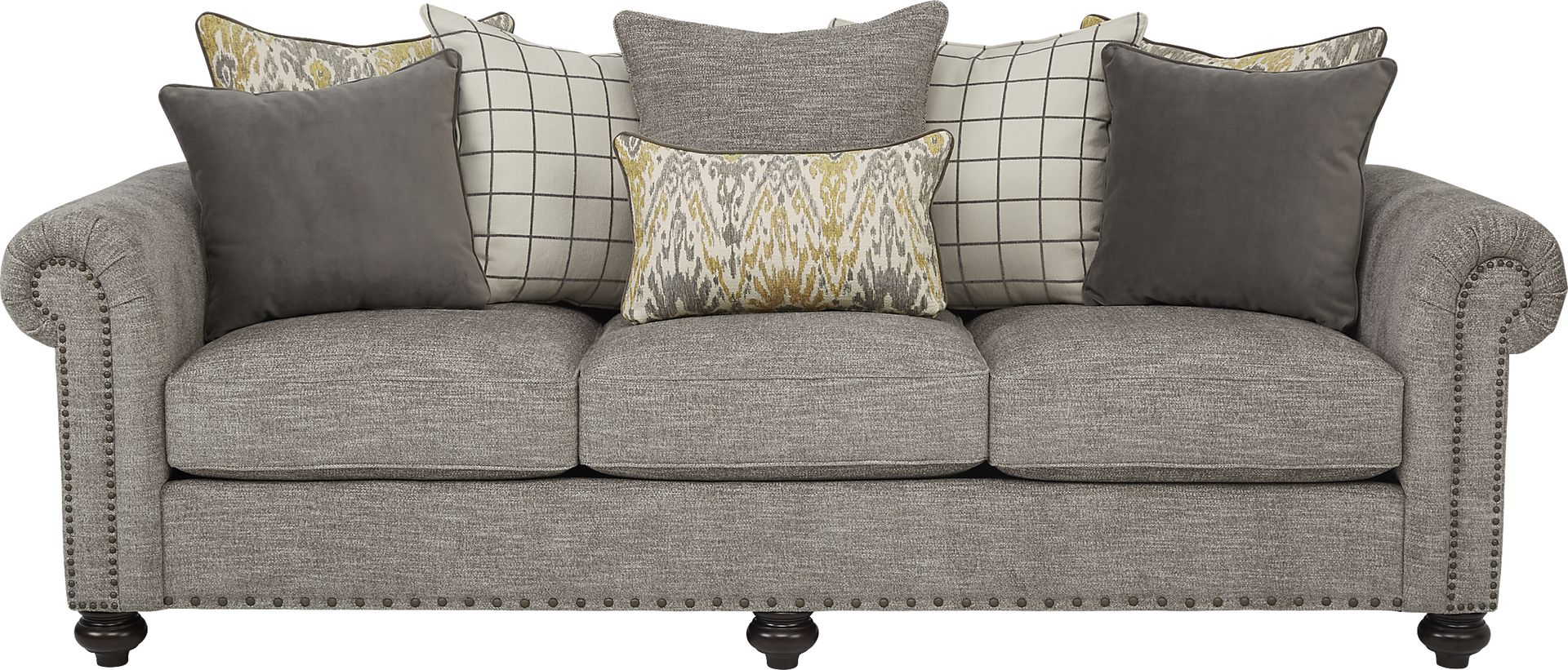 Cindy Crawford Home Greenwich Pointe Gray Sleeper - Image 1