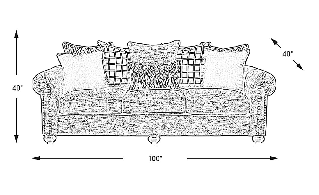 Greenwich Pointe Chenille Sofa