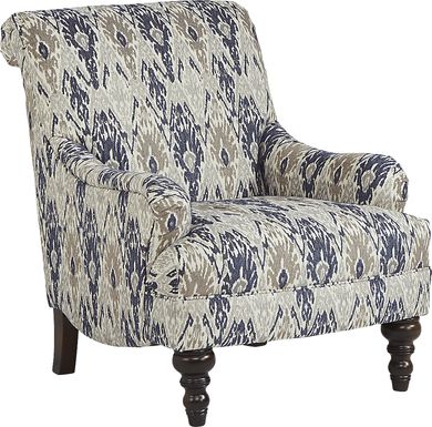 Cindy Crawford Home Greenwich Pointe Navy Accent Chair