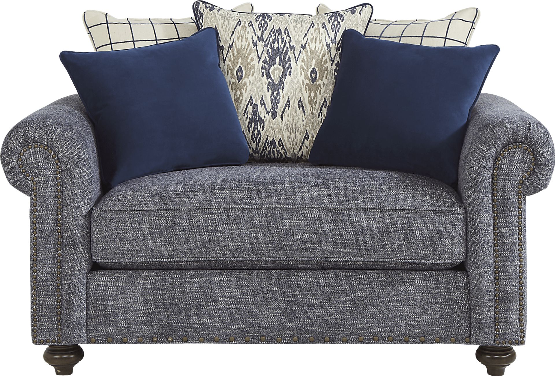 Cindy Crawford Home Greenwich Pointe Navy Chair - Image 2