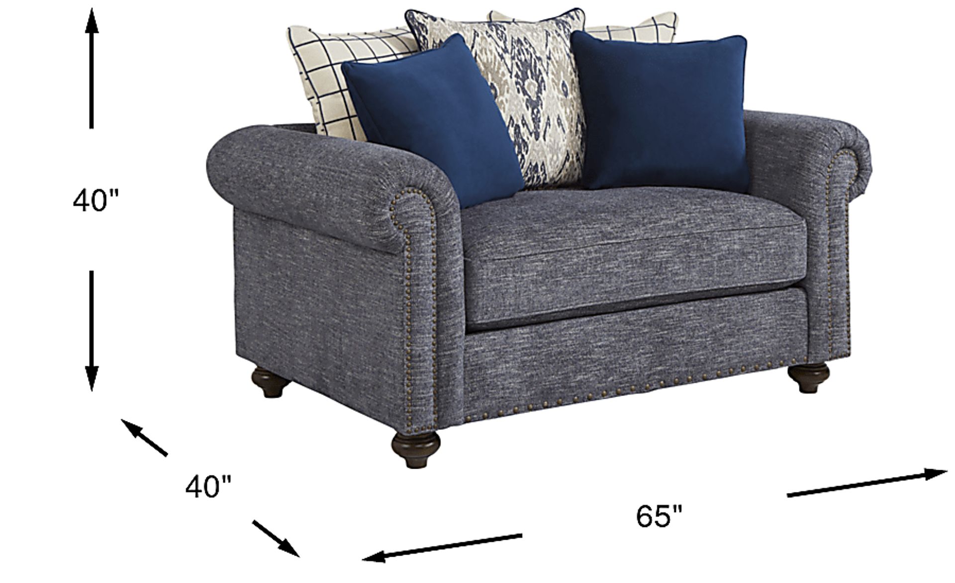 Dimension Image. Please refer to the Dimension Tab on this page for dimension details.