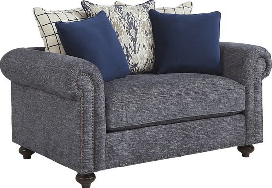Cindy Crawford Home Greenwich Pointe Navy Chair