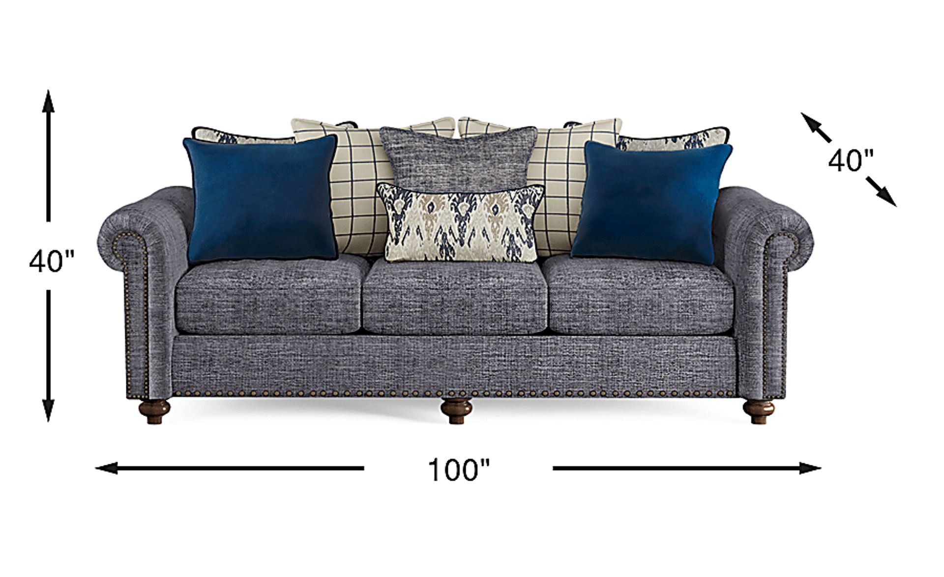 Dimension Image. Please refer to the Dimension Tab on this page for dimension details.