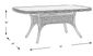Cindy Crawford Home Hamptons Cove Gray 74 in. Rectangle Outdoor Dining Table