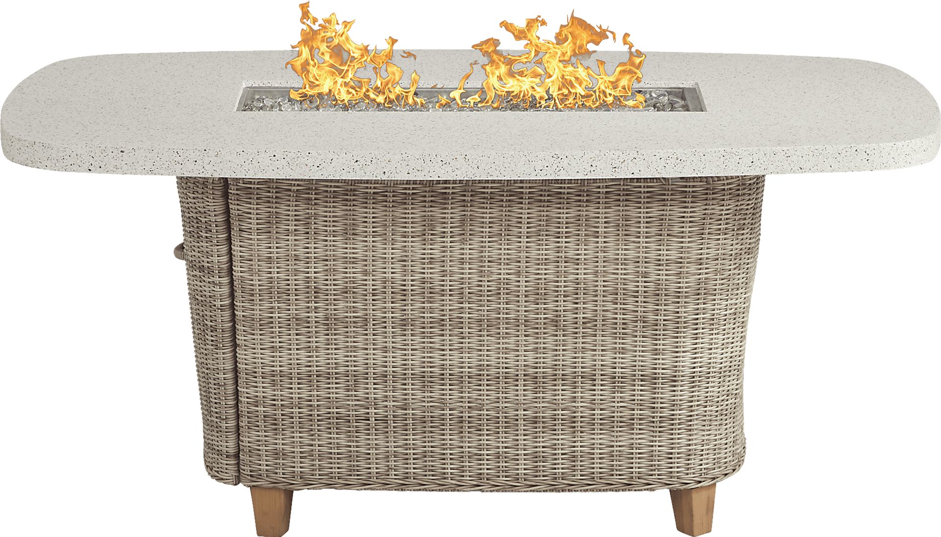 Hamptons Cove Gray Outdoor Fire Pit - Image 2