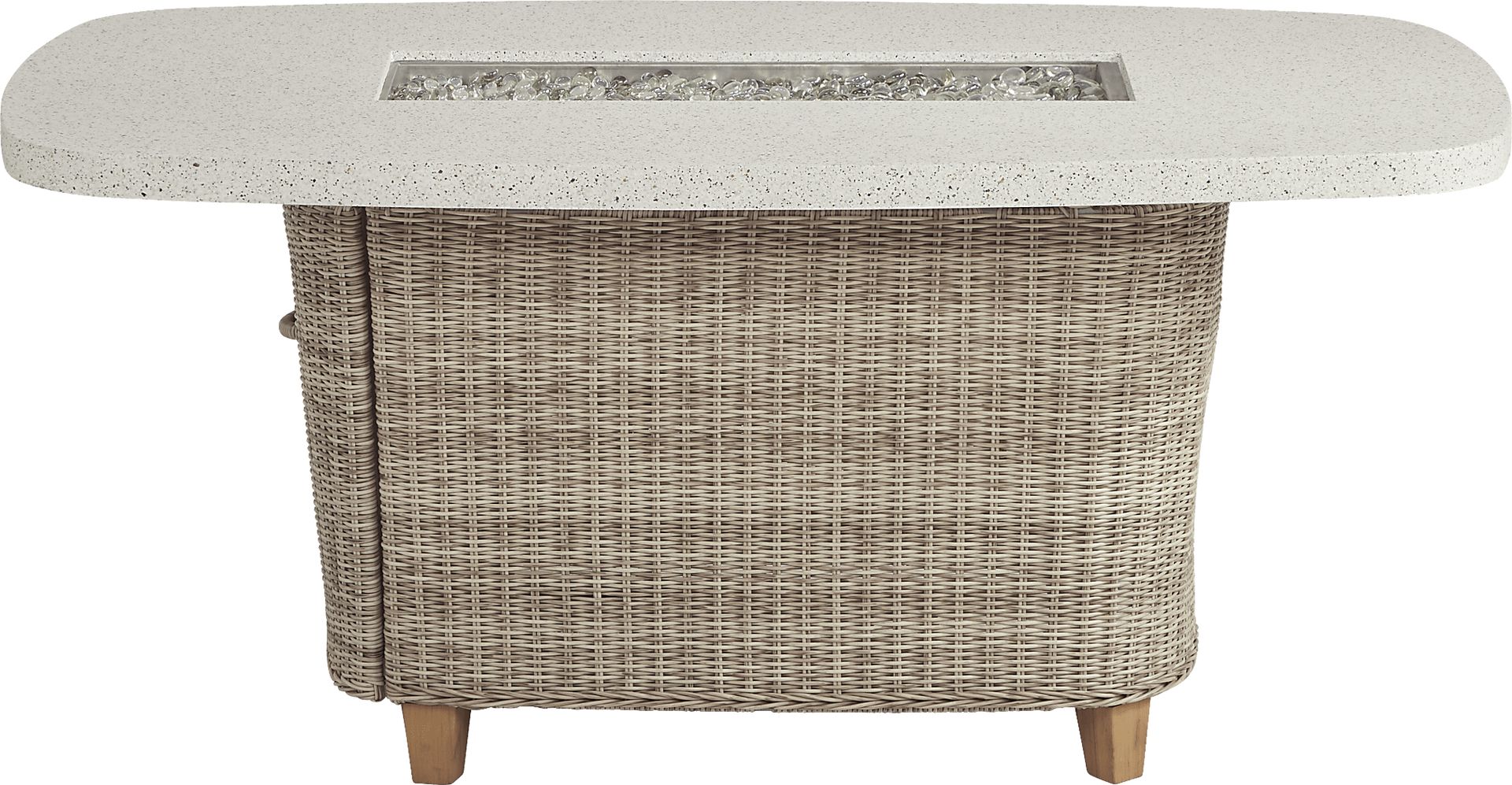 Hamptons Cove Gray Outdoor Fire Pit - Image 4