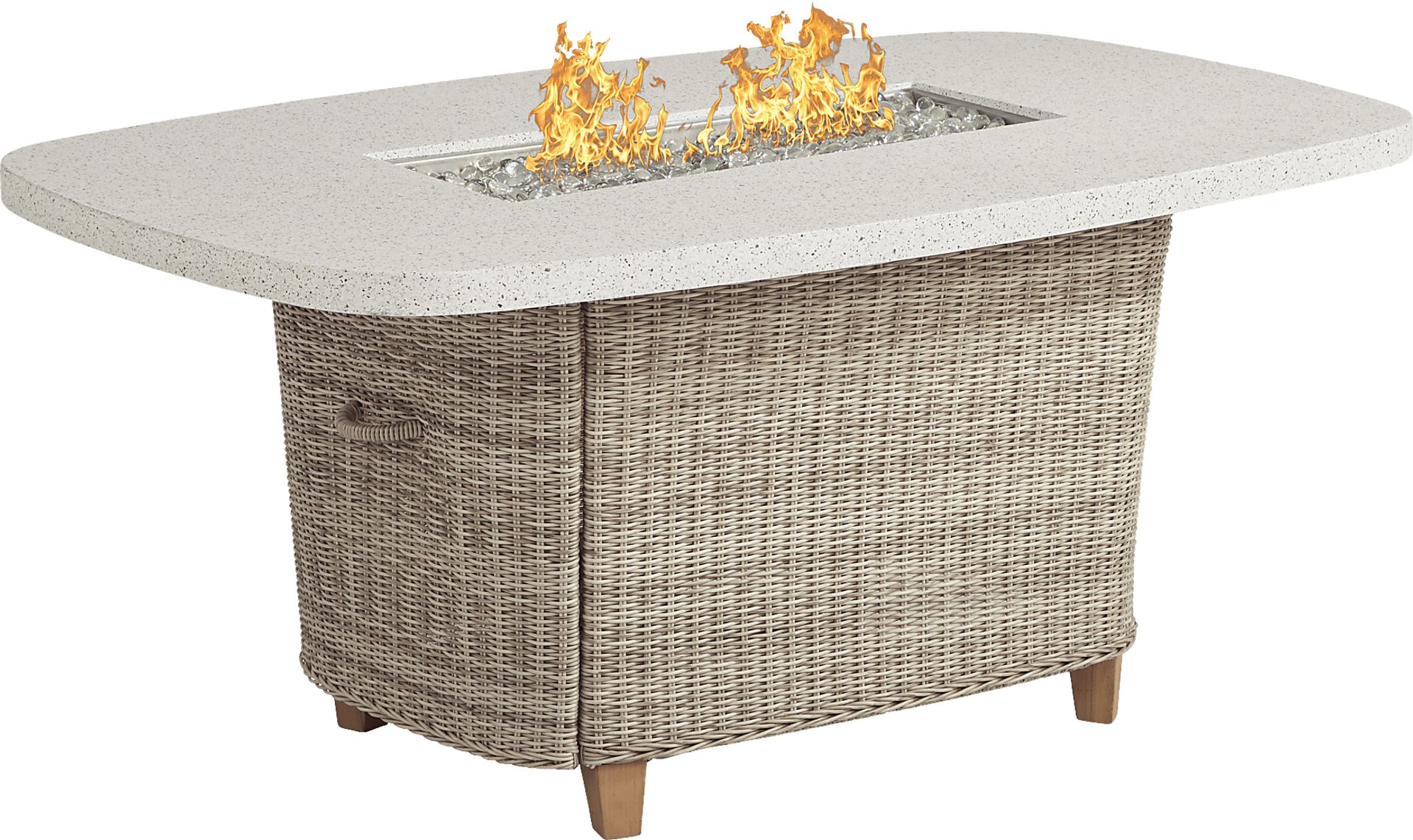 Hamptons Cove Gray Outdoor Fire Pit - Image 1