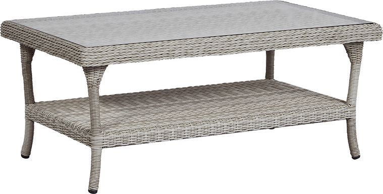 Hamptons Cove Gray Outdoor Cocktail Table
