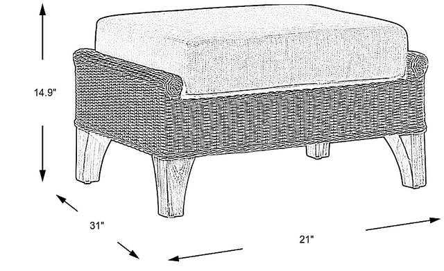 Dimension Image. Please refer to the Dimension Tab on this page for dimension details.
