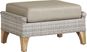 Cindy Crawford Home Hamptons Cove Gray Outdoor Ottoman with Pebble Cushion