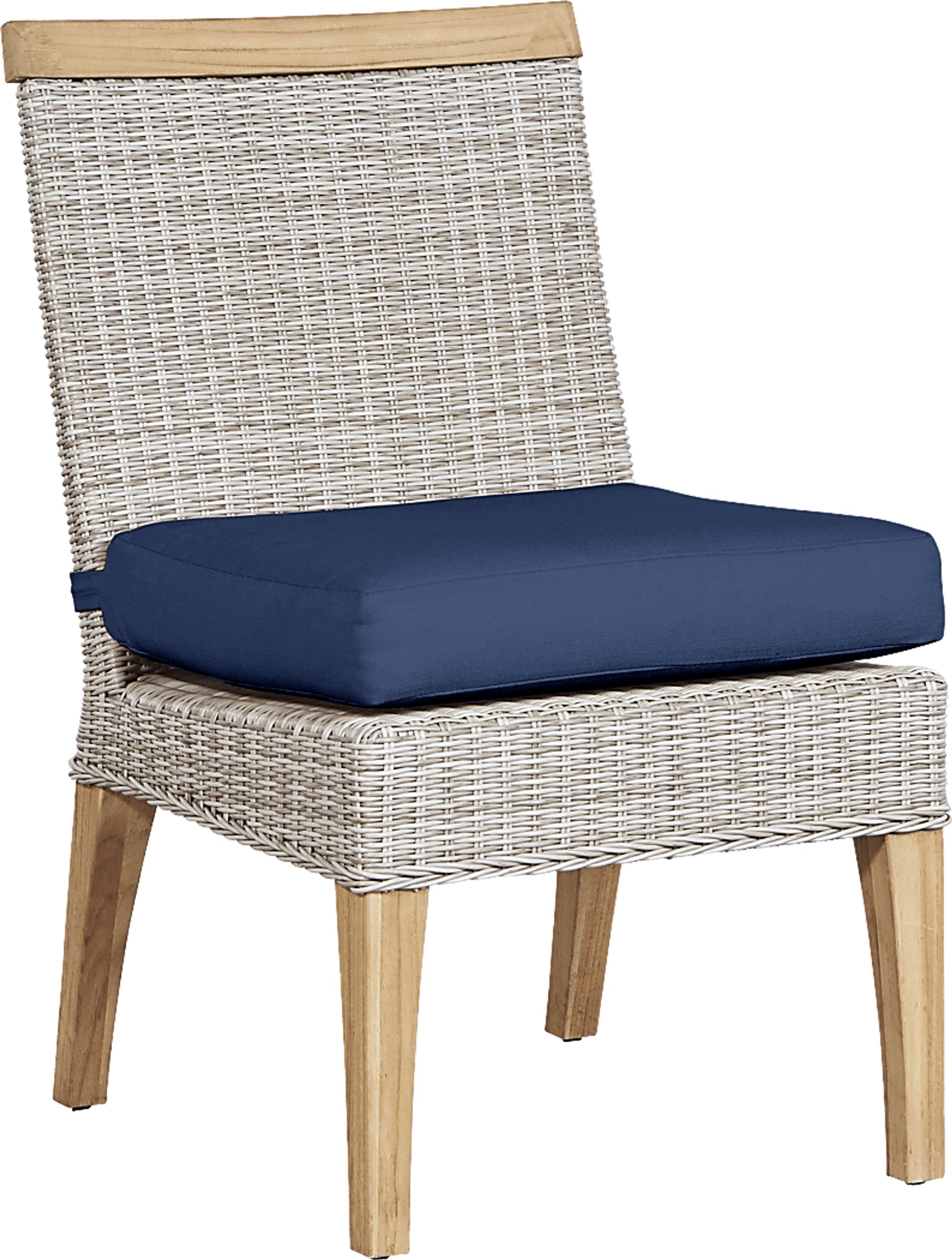 Cindy Crawford Home Hamptons Cove Gray 7 Pc Rectangle Outdoor Dining Set with Ink Cushions - Image 3