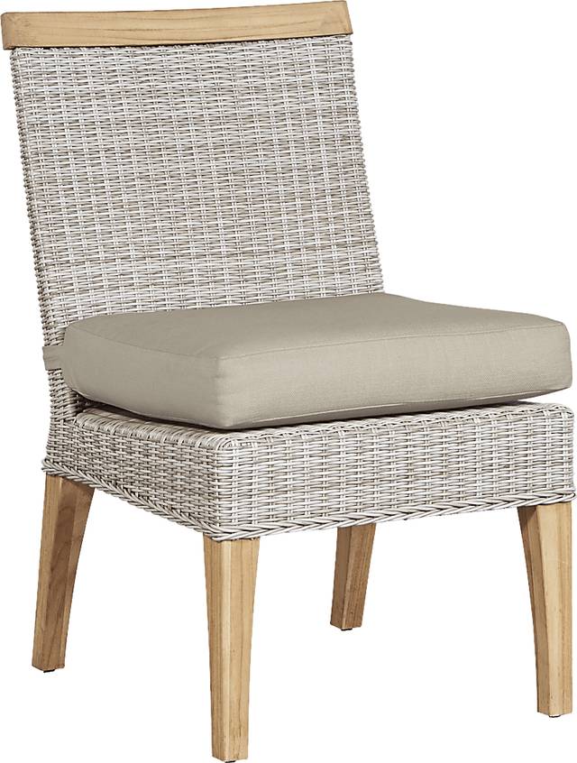 Cindy Crawford Home Hamptons Cove Gray 5 Pc Round Outdoor Dining Set with Pebble Cushions - Thumbnail - Image 3