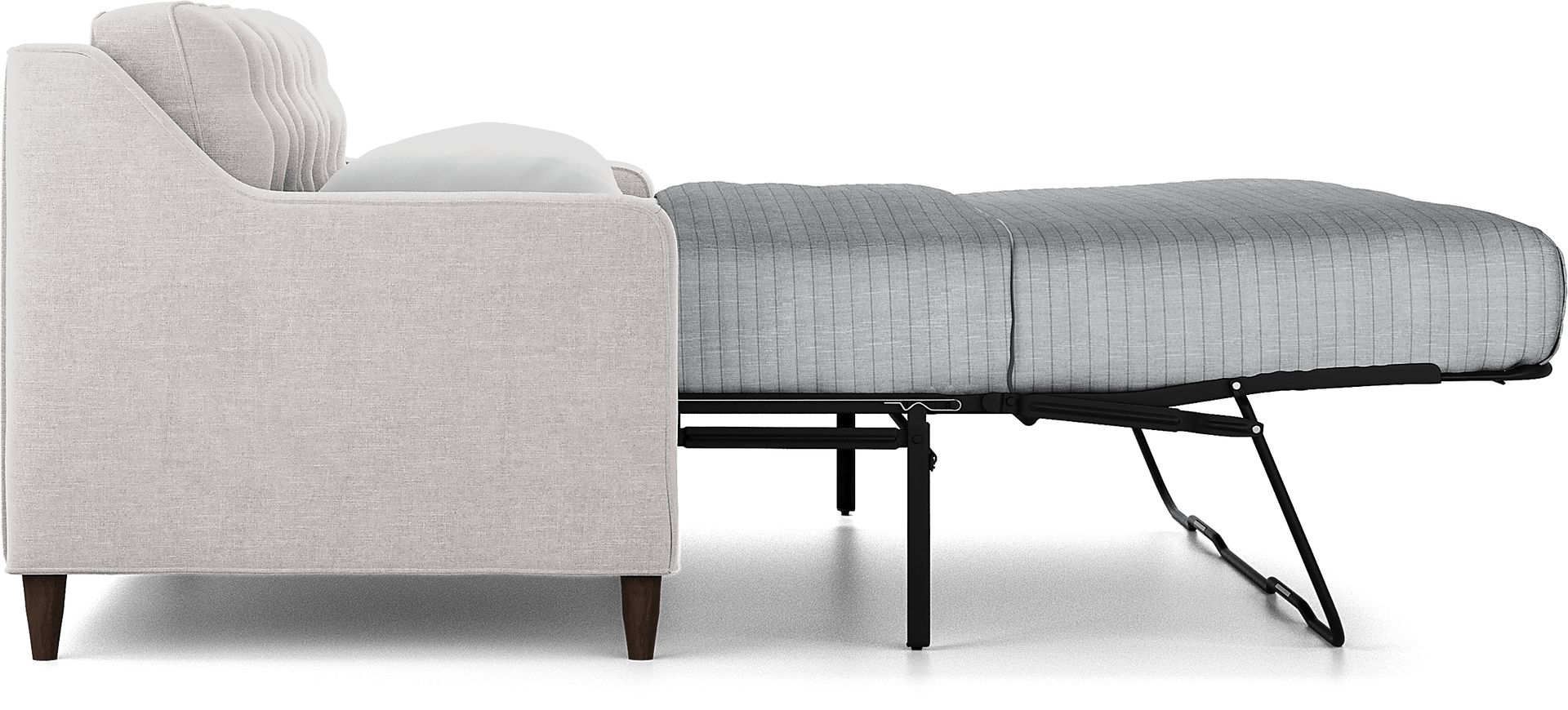 Hanover Dove Chenille Sleeper Chaise Sofa - Image 5