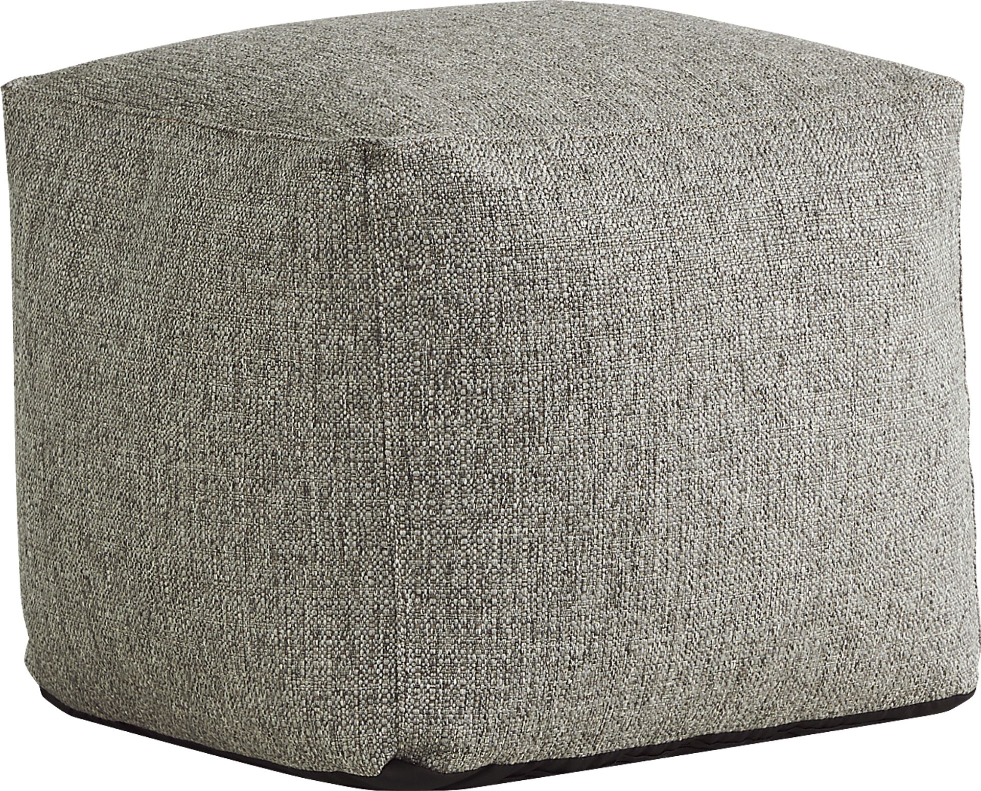 Hanover Gray Textured Accent Pouf - Image 2