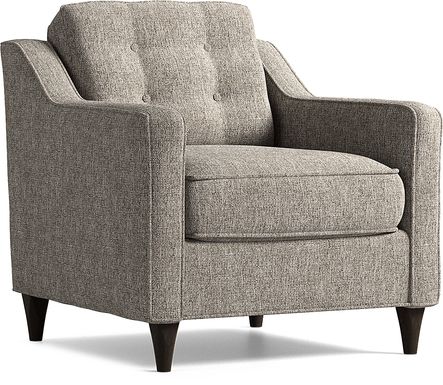 Cindy Crawford Home Hanover Gray Textured Chair