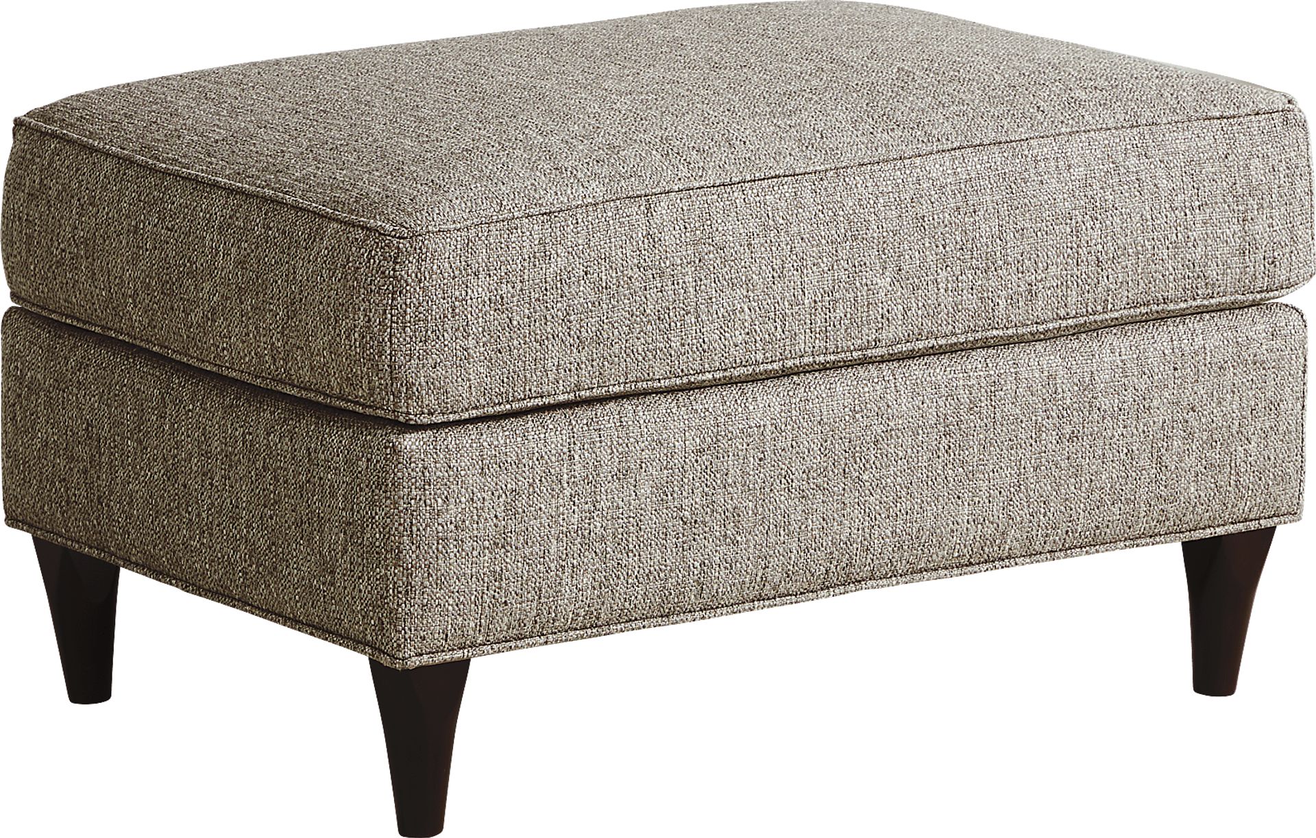 Hanover Gray Textured Ottoman - Image 2