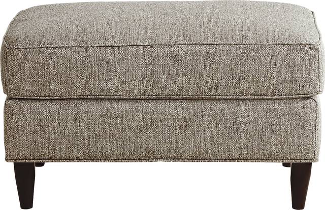 Hanover Gray Textured Ottoman - Thumbnail - Image 1