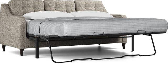 Hanover Gray Textured Sleeper Chaise Sofa - Thumbnail - Image 3