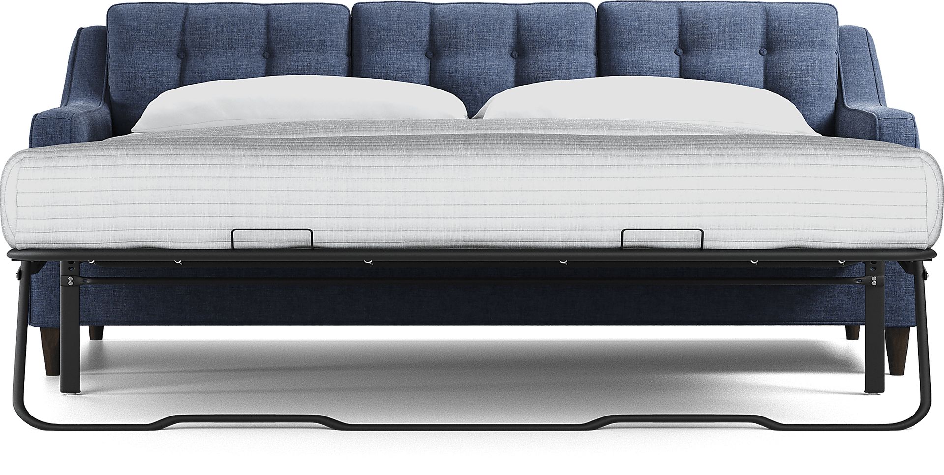 Hanover Indigo Chenille Sleeper Chaise Sofa - Image 5