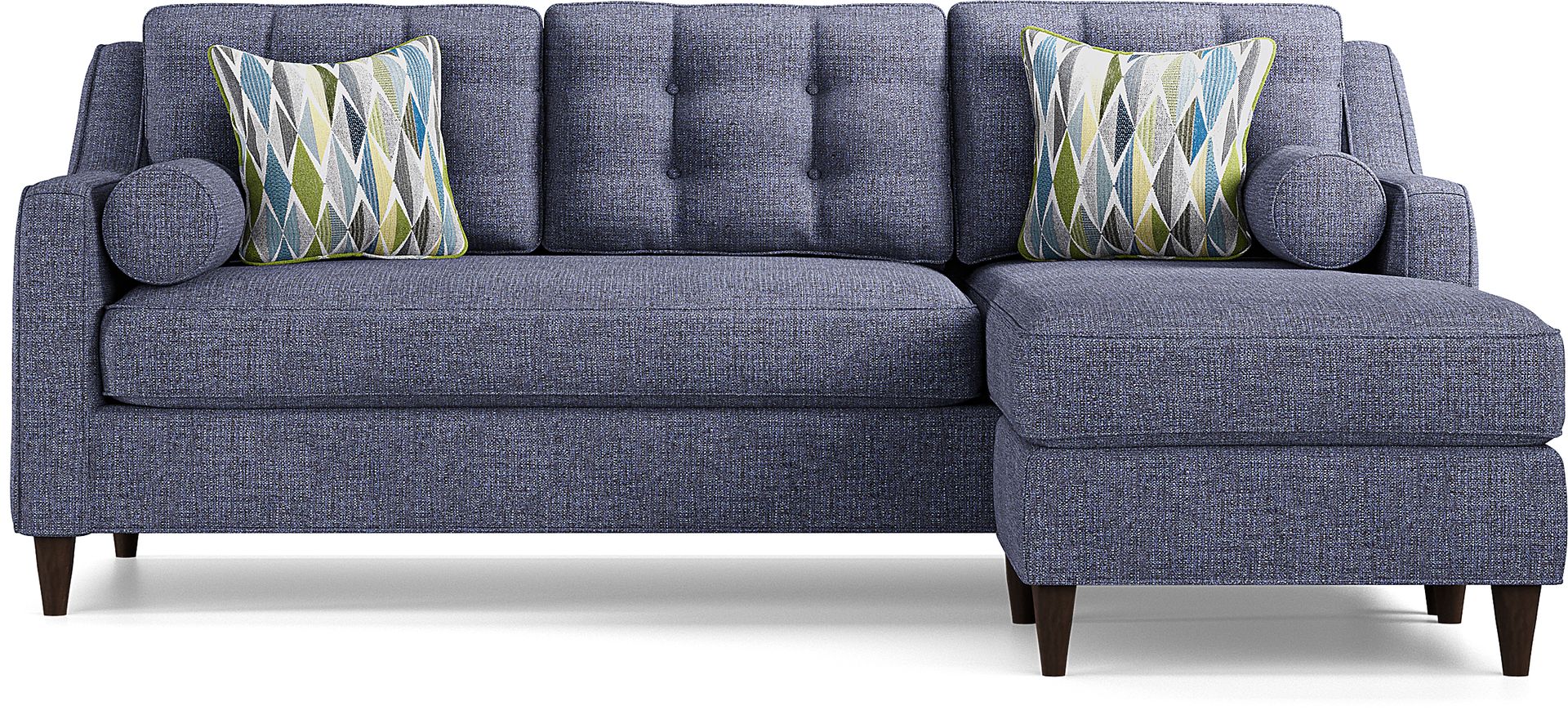 Hanover Midnight Textured Chaise Sofa - Image 3