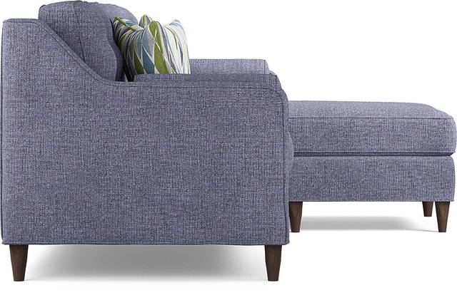 Cindy Crawford Home Hanover Midnight Textured Sleeper Chaise Sofa - Thumbnail - Image 4