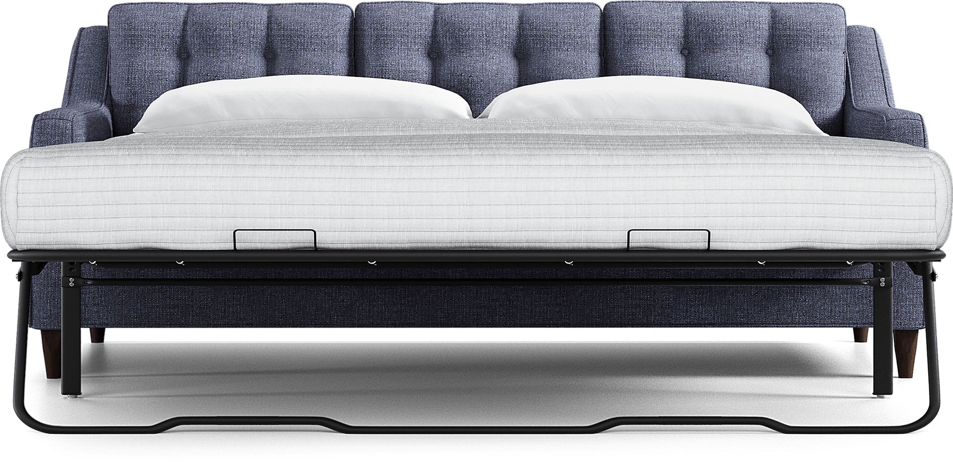 Cindy Crawford Home Hanover Midnight Textured Sleeper Chaise Sofa - Image 7