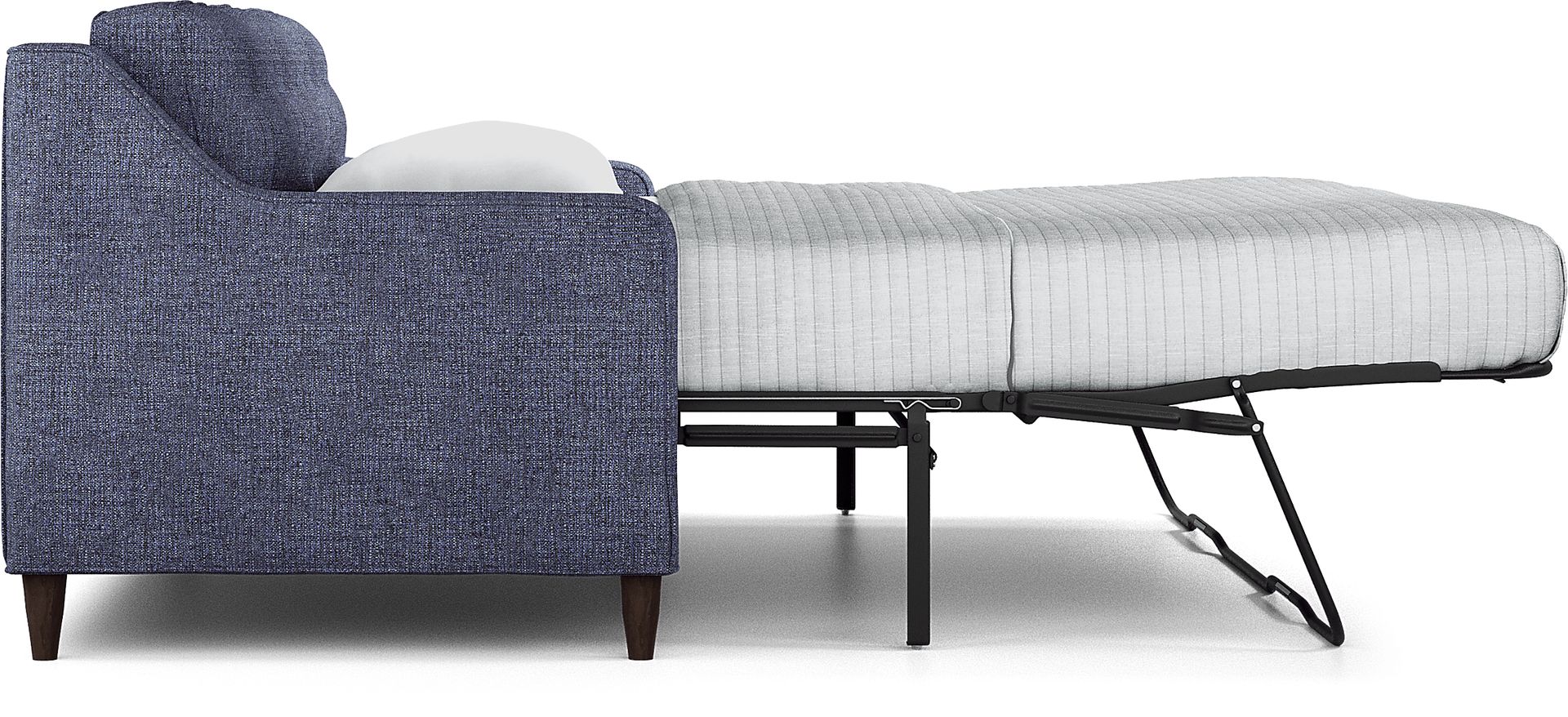 Cindy Crawford Home Hanover Midnight Textured Sleeper Chaise Sofa - Image 8