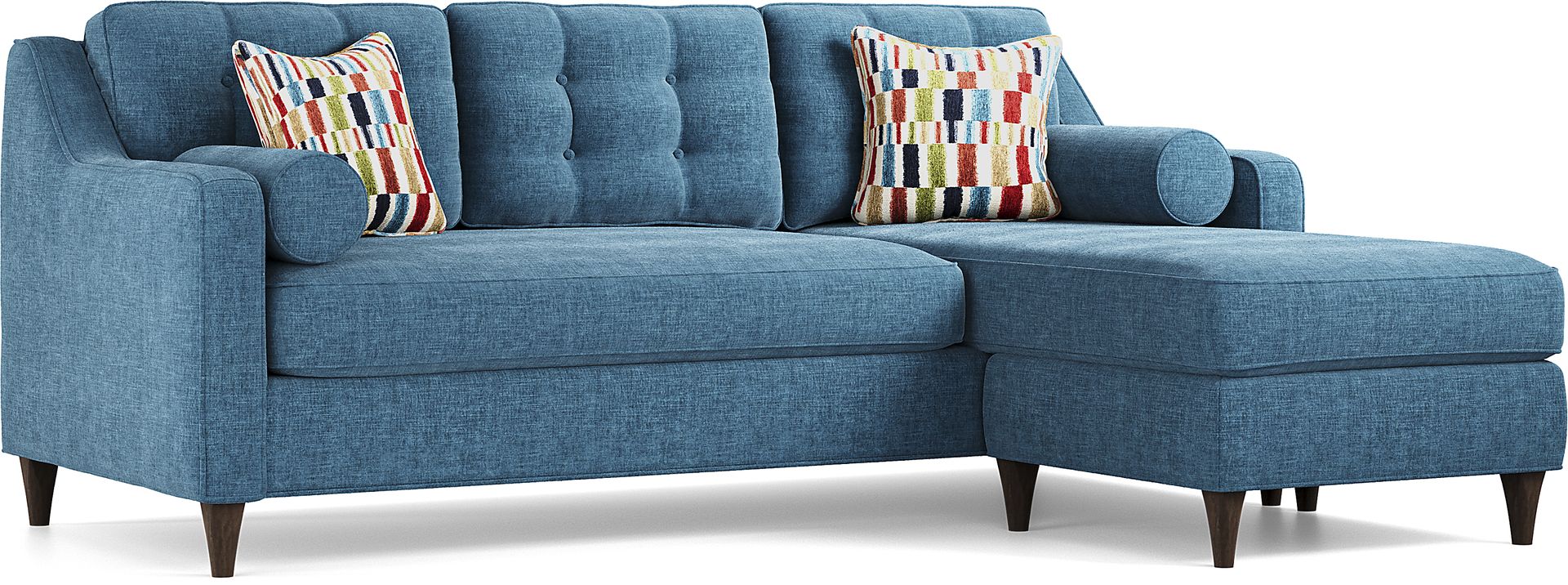 Hanover Ocean Chenille Chaise Sofa - Image 3