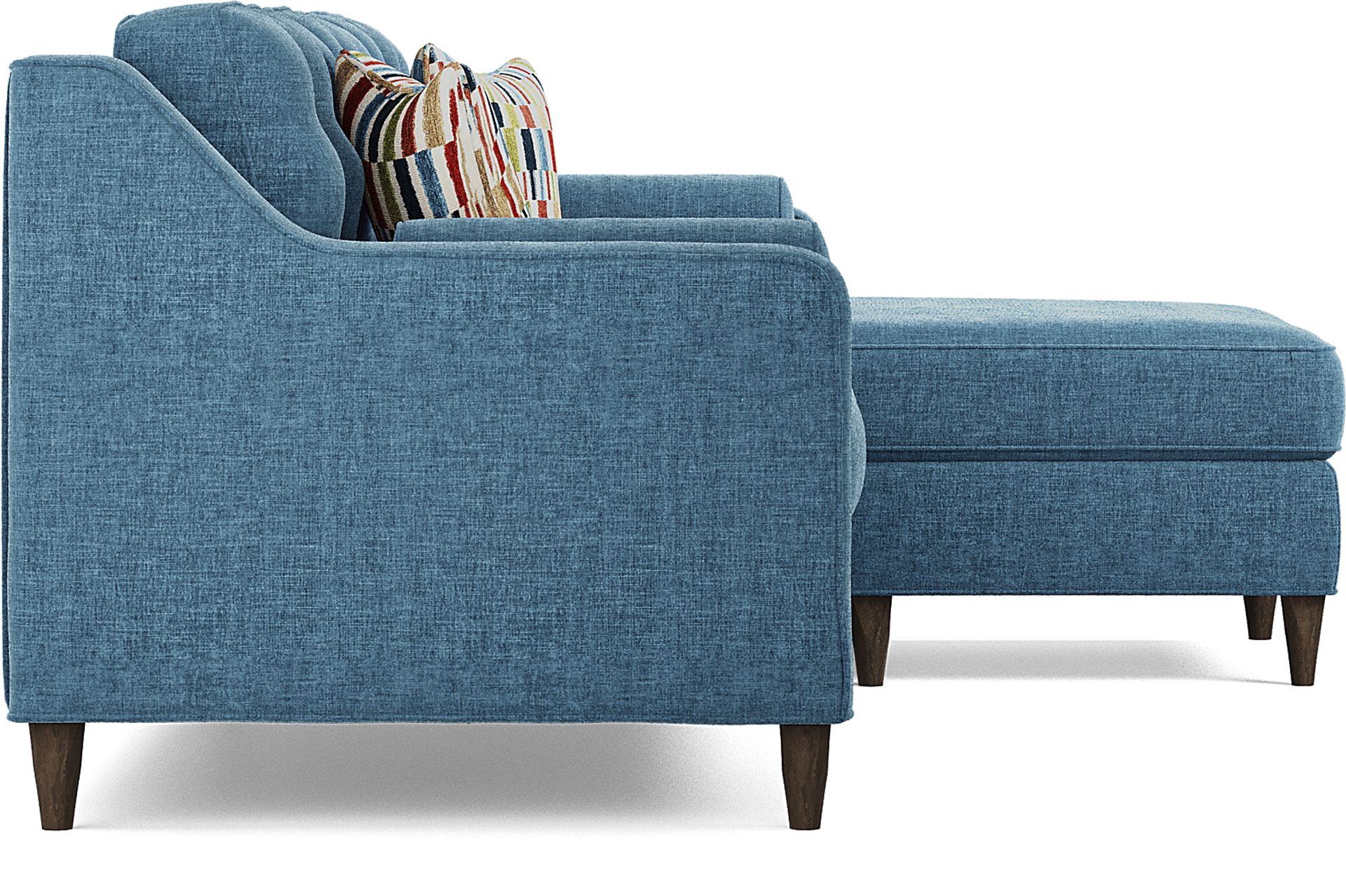 Hanover Ocean Chenille Chaise Sofa - Image 4