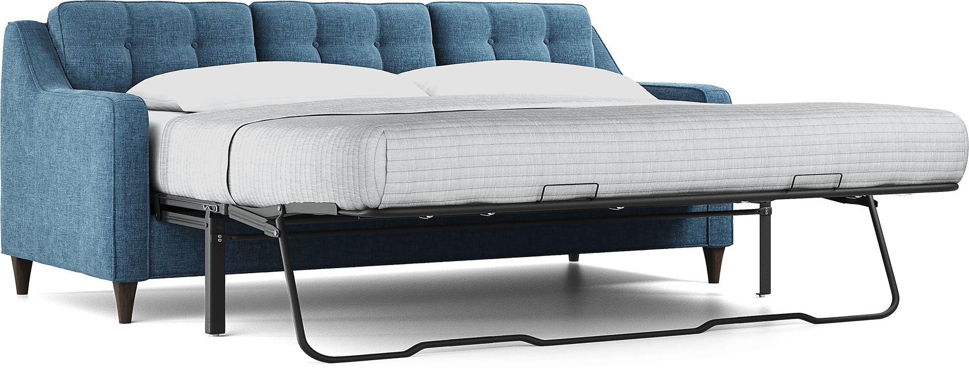 Hanover Ocean Chenille Gel Foam Sleeper Chaise Sofa - Image 3