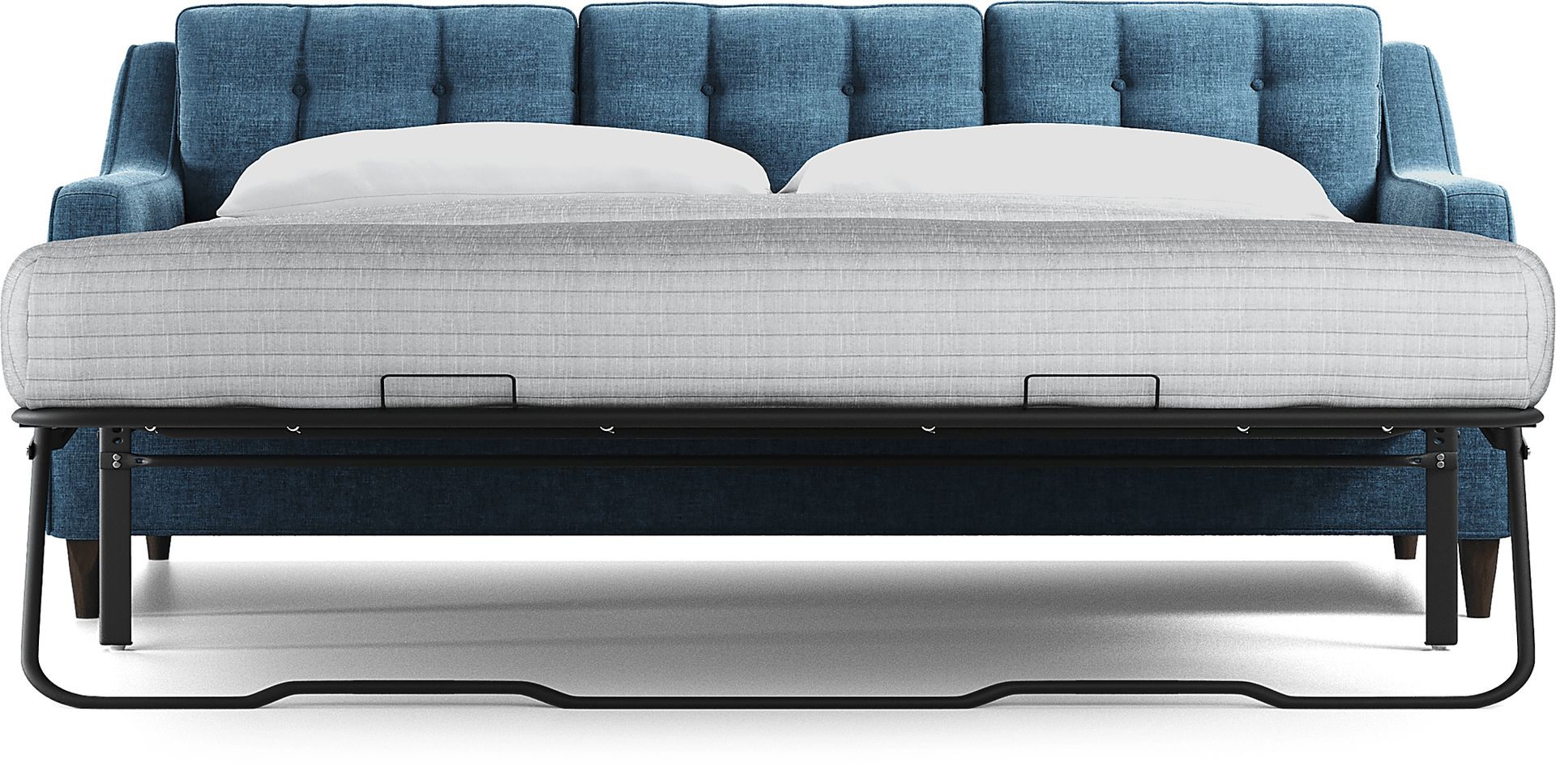 Hanover Ocean Chenille Gel Foam Sleeper Chaise Sofa - Image 4