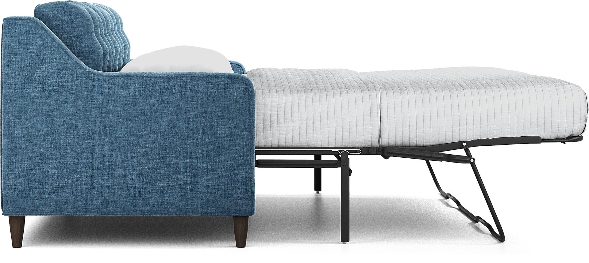 Hanover Ocean Chenille Gel Foam Sleeper Chaise Sofa - Image 5