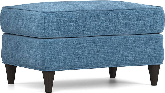 Hanover Ocean Chenille Ottoman - Thumbnail - Image 2