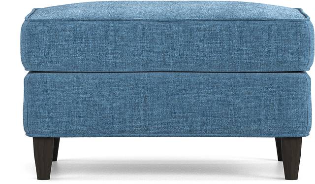 Hanover Ocean Chenille Ottoman - Thumbnail - Image 1