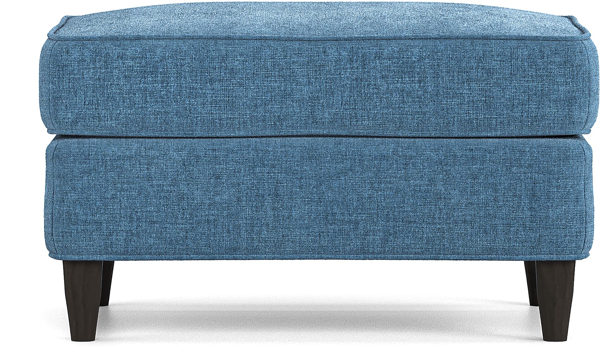 Hanover Ocean Chenille Ottoman - Image 1
