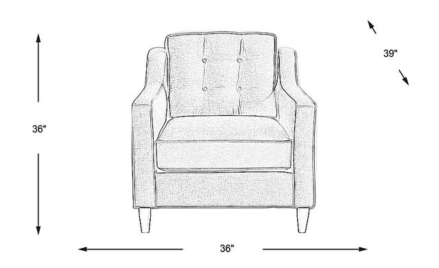 Dimension Image. Please refer to the Dimension Tab on this page for dimension details.