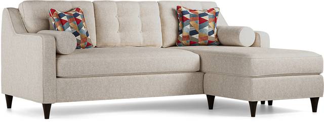 Hanover Off-White Textured Chaise Sofa - Thumbnail - Image 3