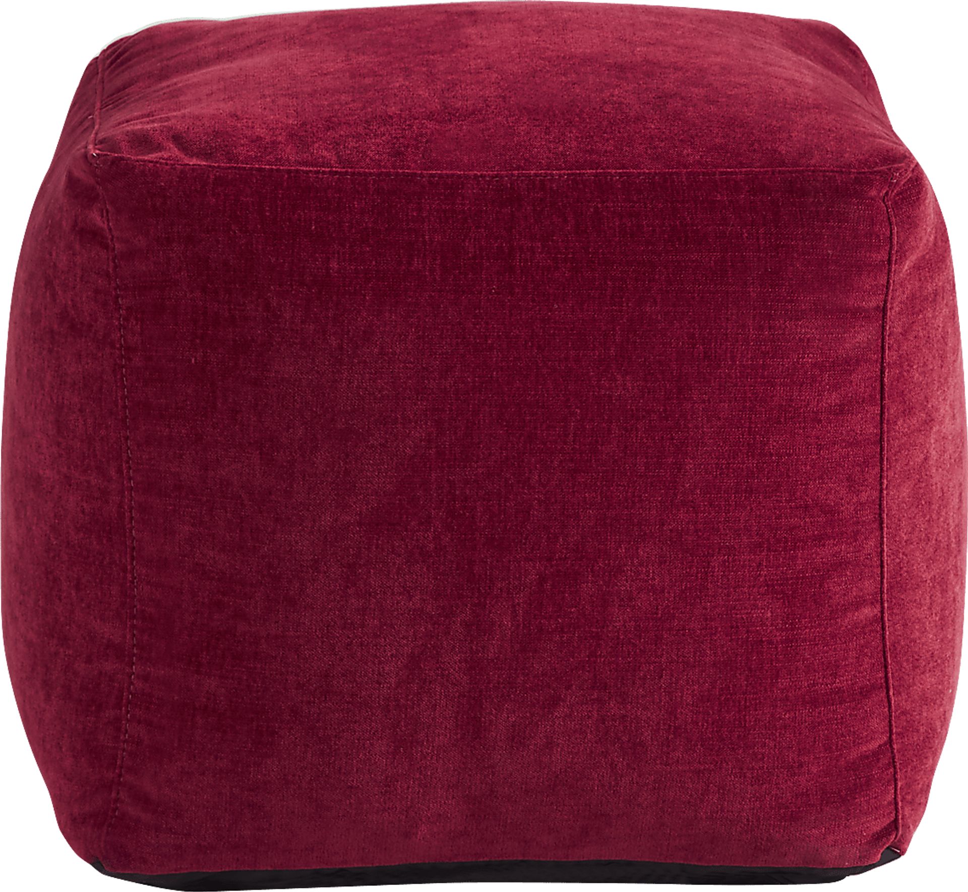 Hanover Ruby Chenille Accent Pouf - Image 1