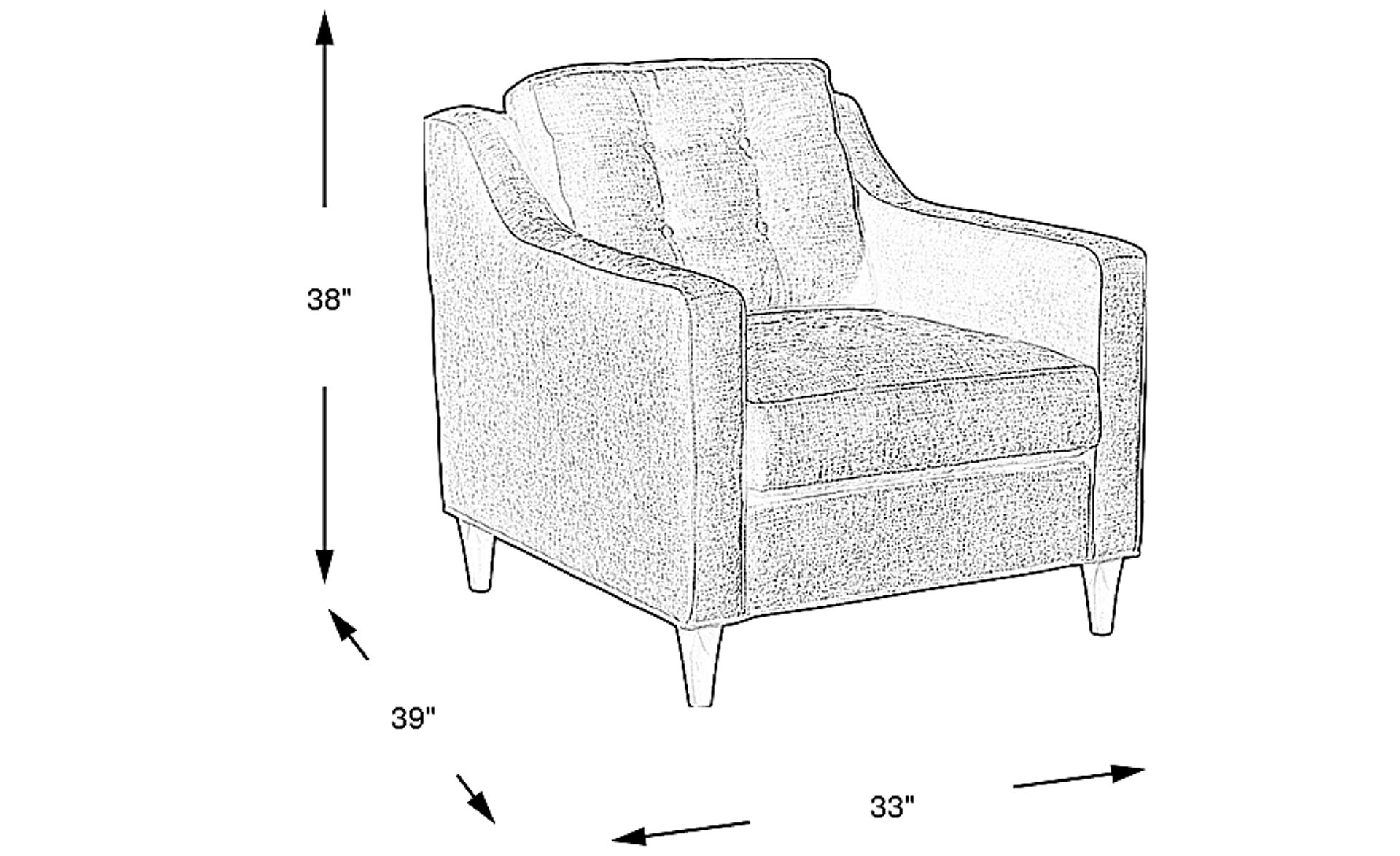 Dimension Image. Please refer to the Dimension Tab on this page for dimension details.