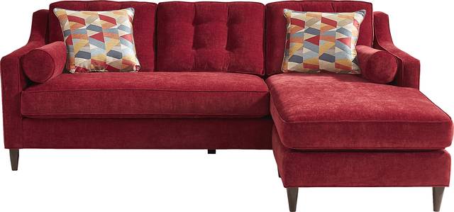Hanover Ruby Chenille Sleeper Chaise Sofa - Thumbnail - Image 1