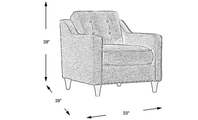 Dimension Image. Please refer to the Dimension Tab on this page for dimension details.