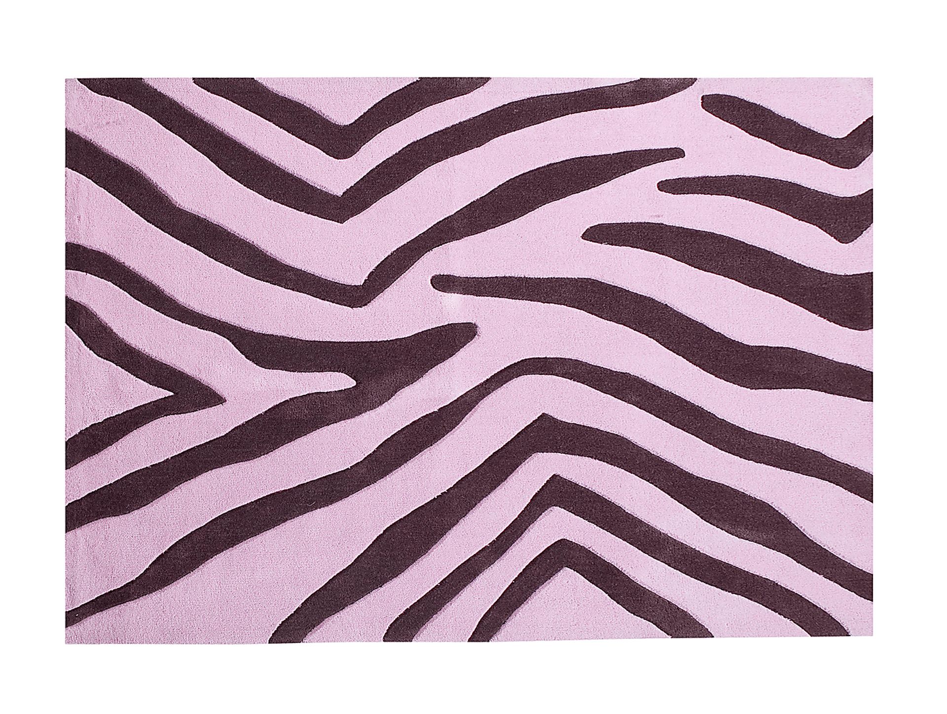 Cindy Crawford Home Hayden 4 x 7 Pink Zebra Rug - Image 1