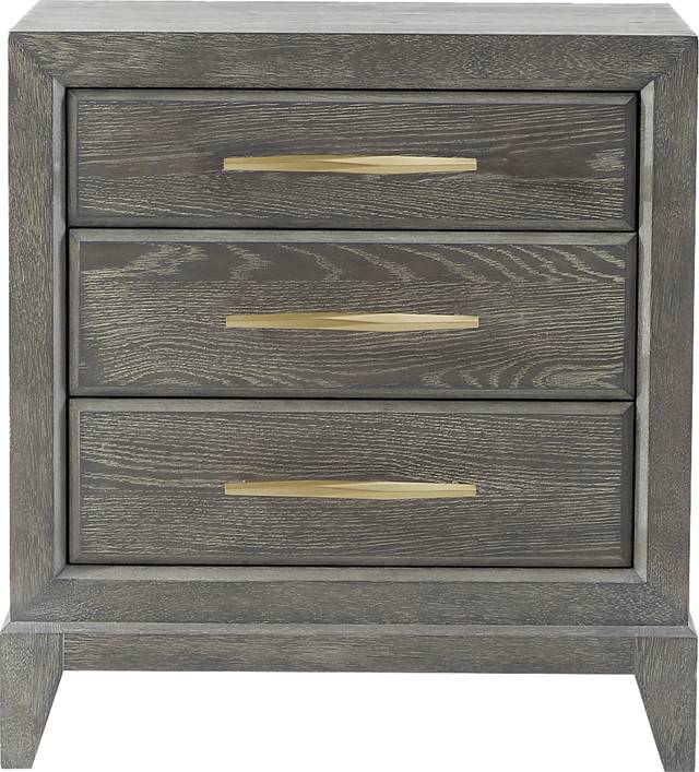 Kailey Park Charcoal 7 Pc King Panel Bedroom - Thumbnail - Image 9