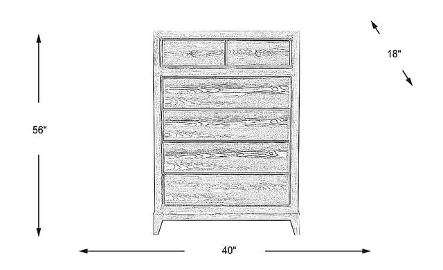 Dimension Image. Please refer to the Dimension Tab on this page for dimension details.
