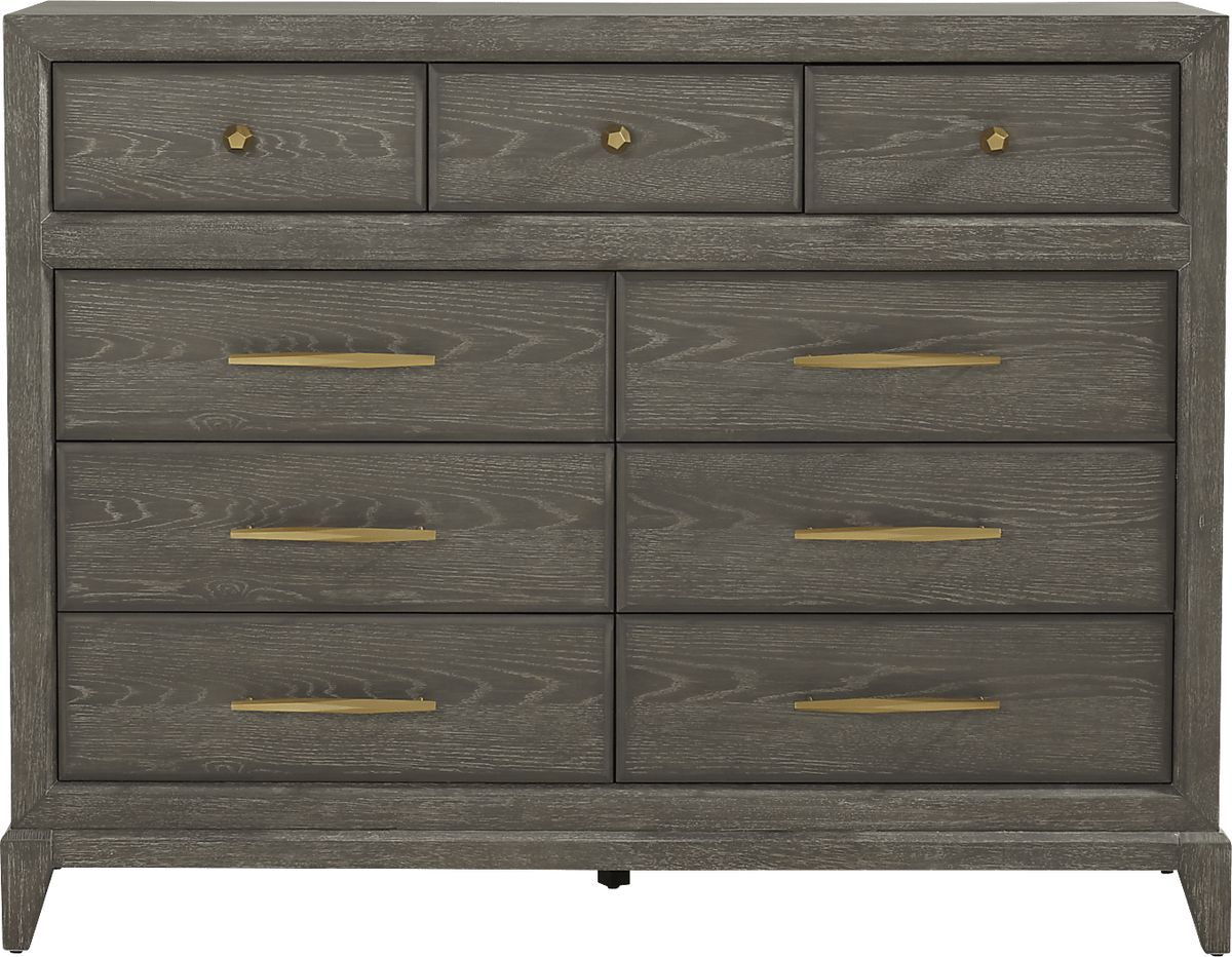 Cindy Crawford Kailey Park Charcoal Gray Dresser Rooms to Go